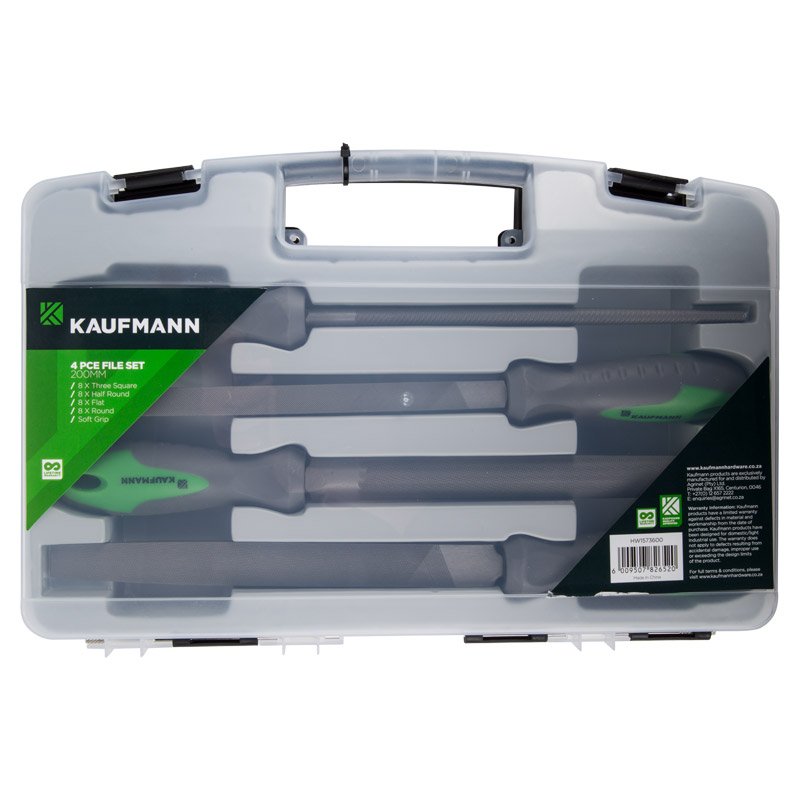 Kaufmann Hardware Kaufmann File Set 4 Pcs 200mm