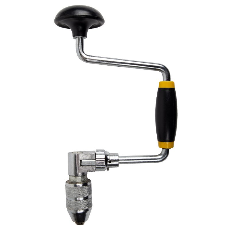 Kaufmann Hardware Brace 4 Jaw 250mm Carpenters (Hand Crank Drill)