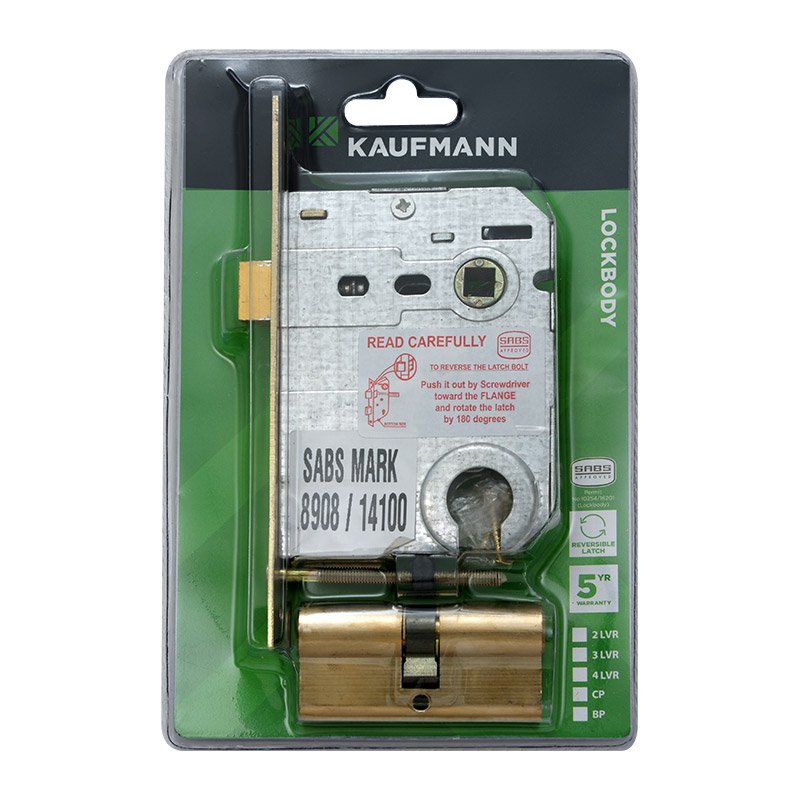 Kaufmann Hardware Kaufmann Lockbody Cyl Profile & Cyl S/Brass