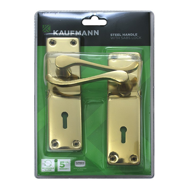 Kaufmann Hardware Kaufmann Lockset 2l Ms 6inch Victorian Scroll Bp