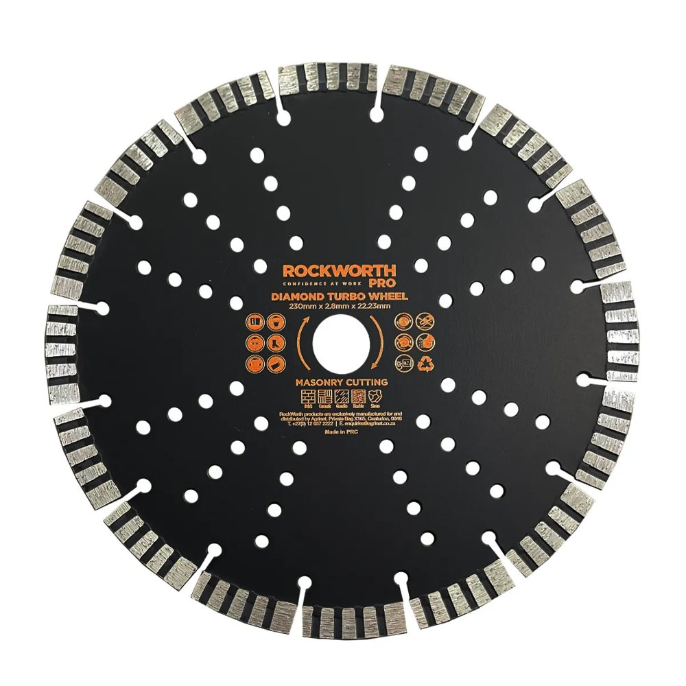 Rockworth Pro Diamond Turbo Wheel 230mm