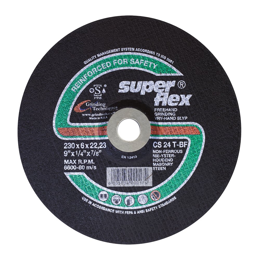 Superflex Grinding Disc Dome Masonry 230x6mm