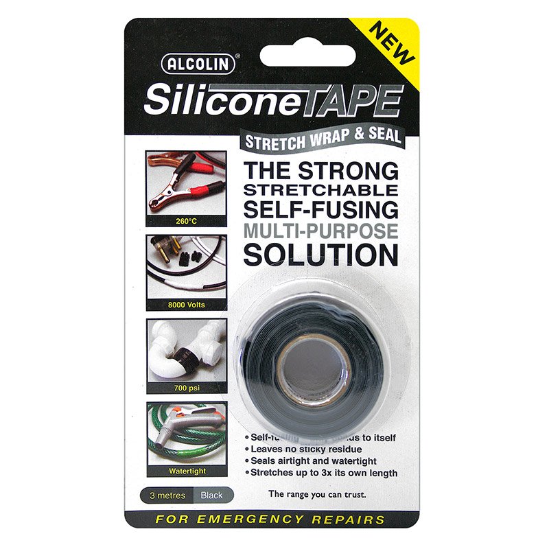 Alcolin Silicone Tape 3m Black