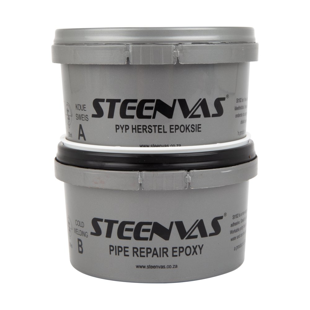 Steenvas St182 Pipe Repair Epoxy 2x200ml Kit