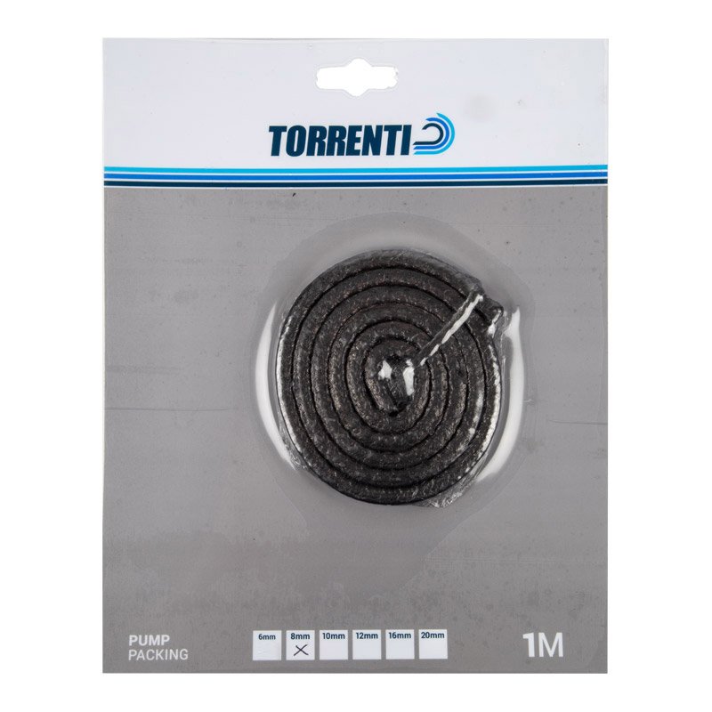 Torrenti Packing Pump Graphite 20mm 1m