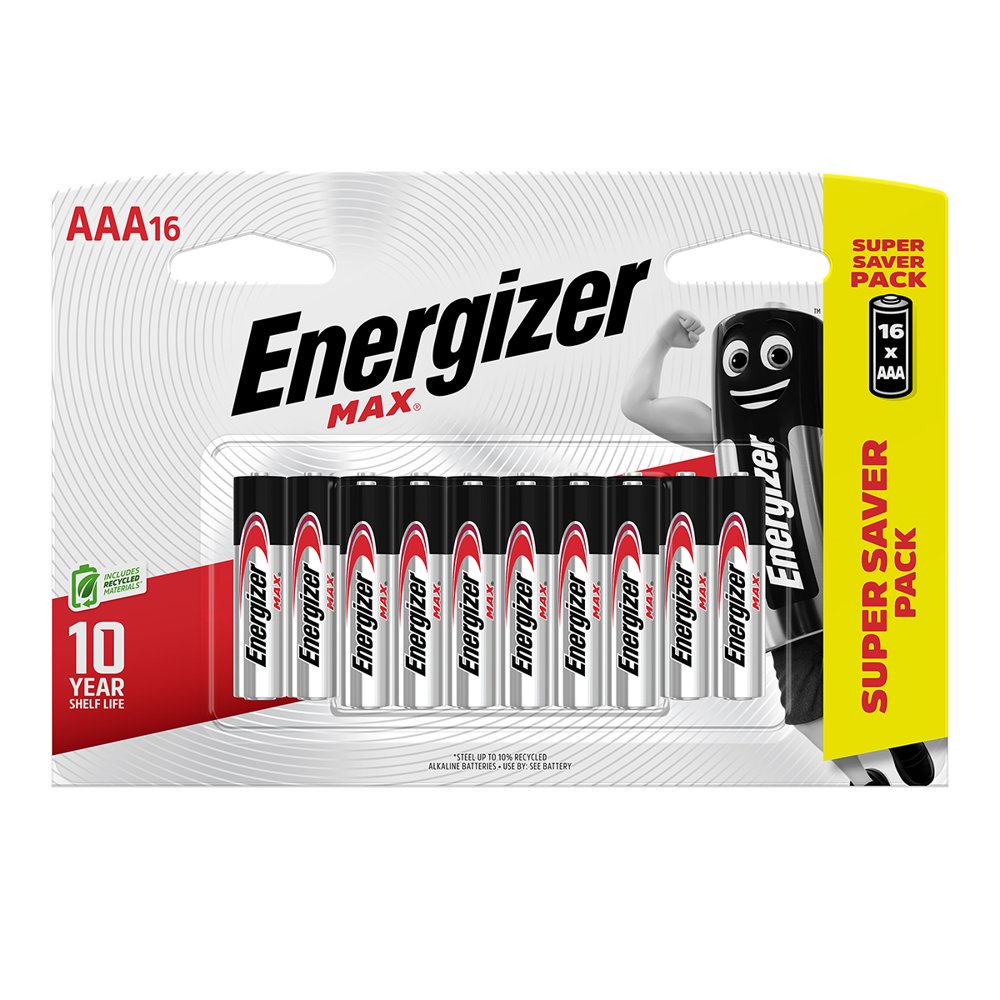 Energizer Battery Max Aaa 16 Pack