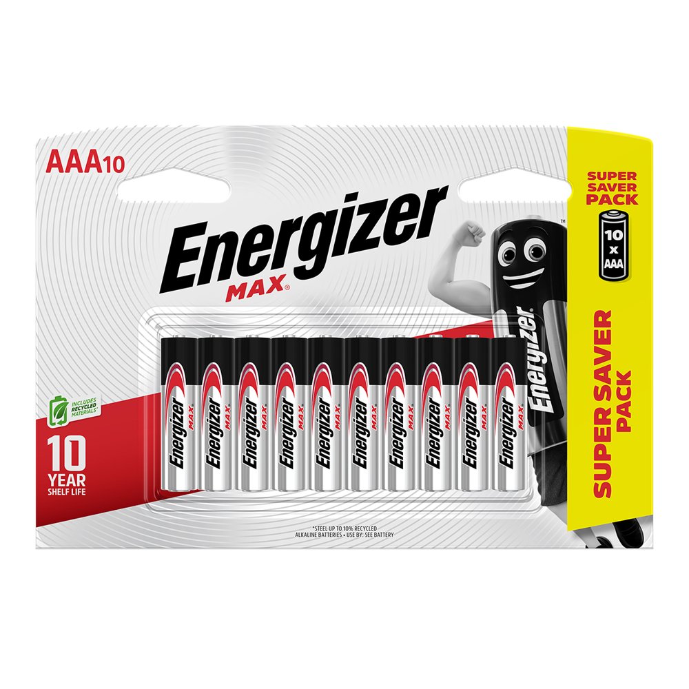 Energizer Battery Max Aaa 10 Pack