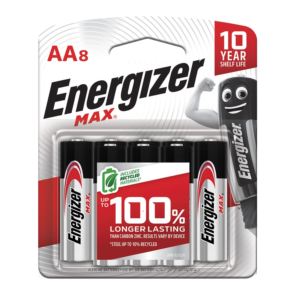 Energizer Battery Max Aa 8 Pack