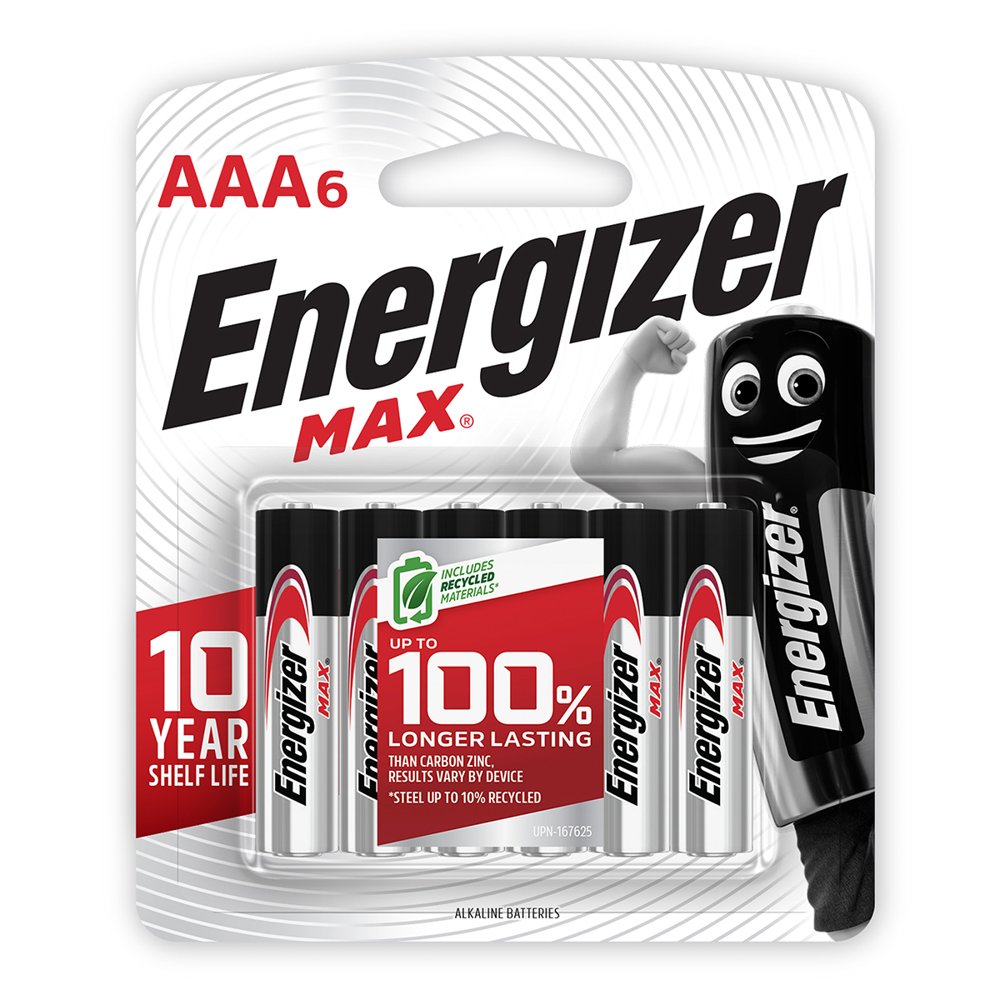 Energizer Battery Max Aaa 6 Pack