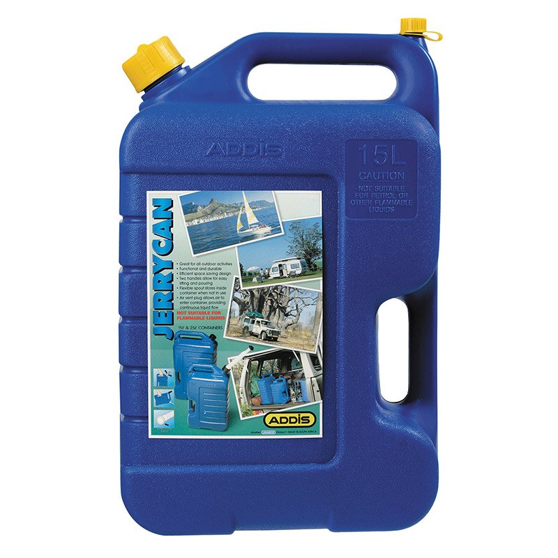 Addis Jerry Can Plastic Water 15l
