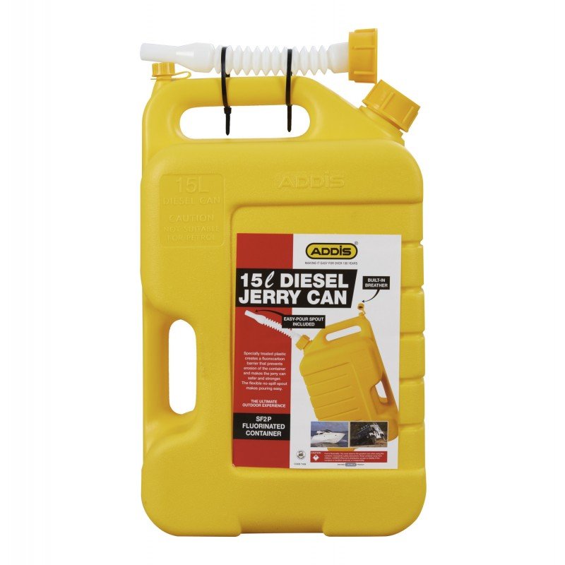 Addis Jerry Can Plastic Diesel 15l