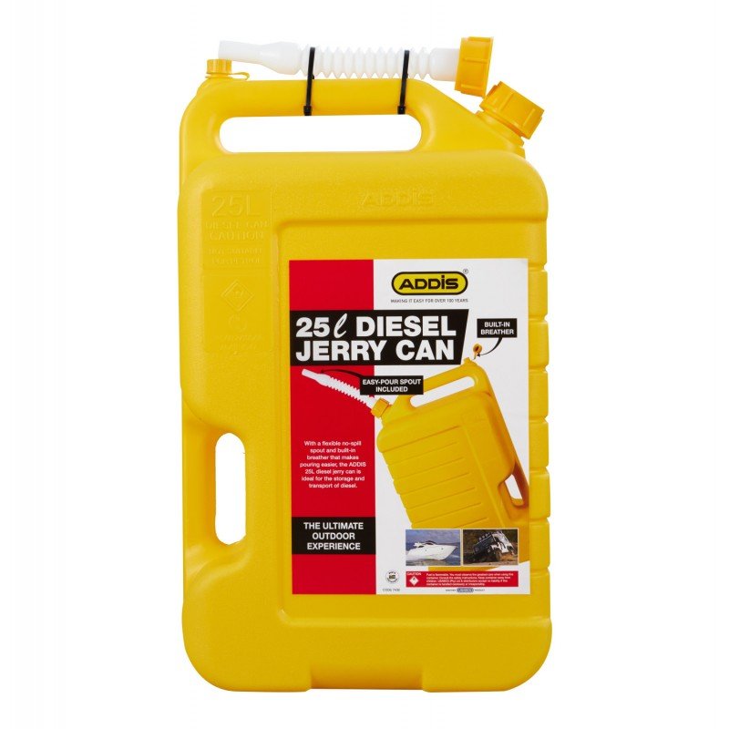 Addis Jerry Can Plastic Diesel 25l