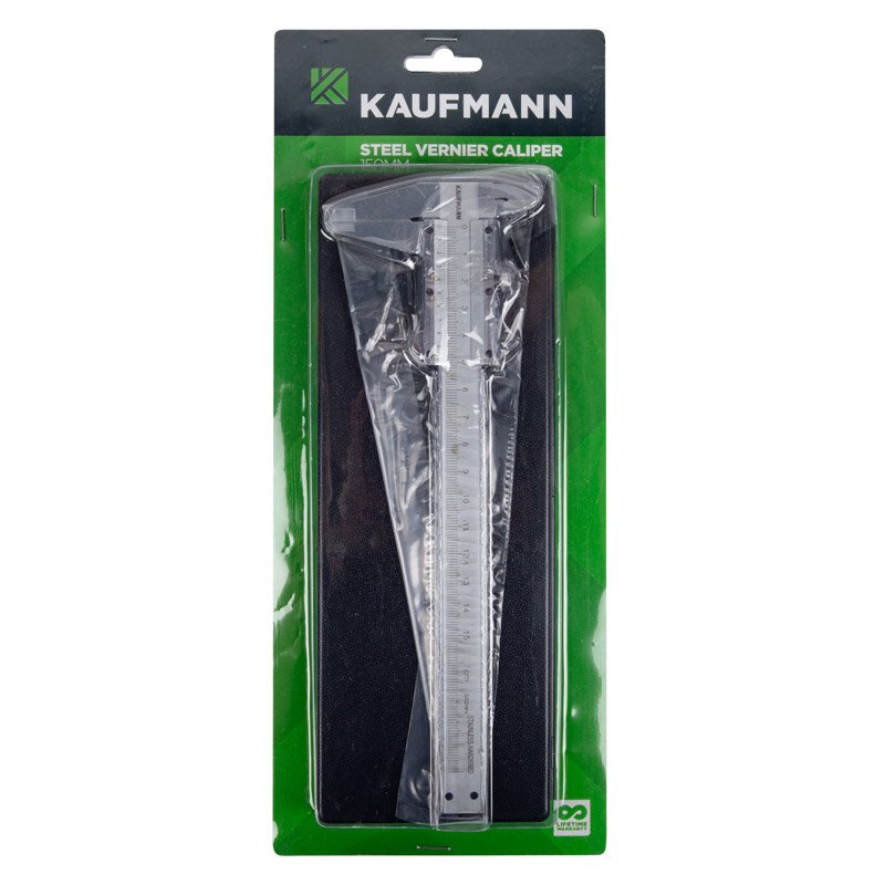 Kaufmann Hardware Kaufmann Vernier Steel 150mm and Case