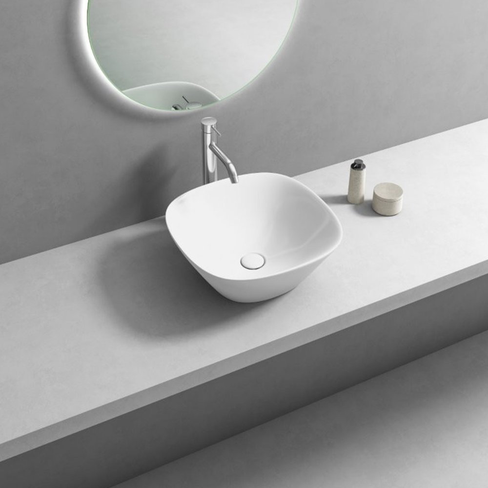 Belatori Basin Free Standing Pisces 0T/H Sq 410x410x160mm