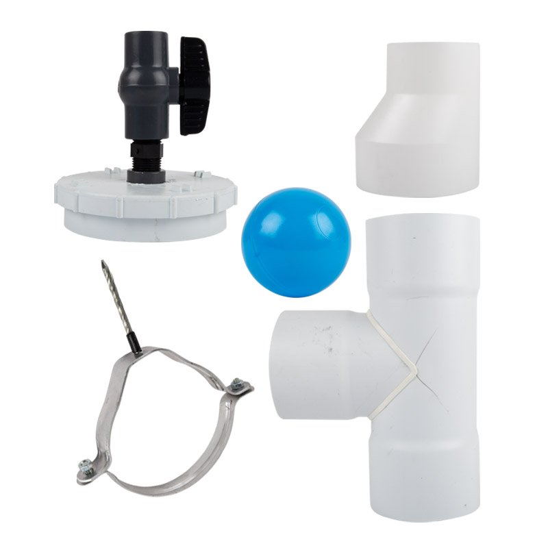 PVC Gutter First Flush DIY Kit