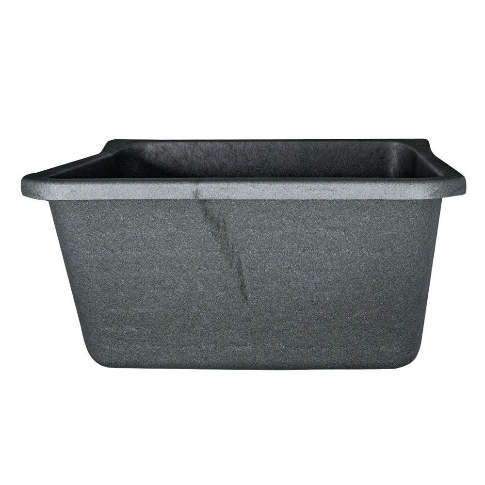 Wash Trough Single Bowl PVC Marble Incl Bracket