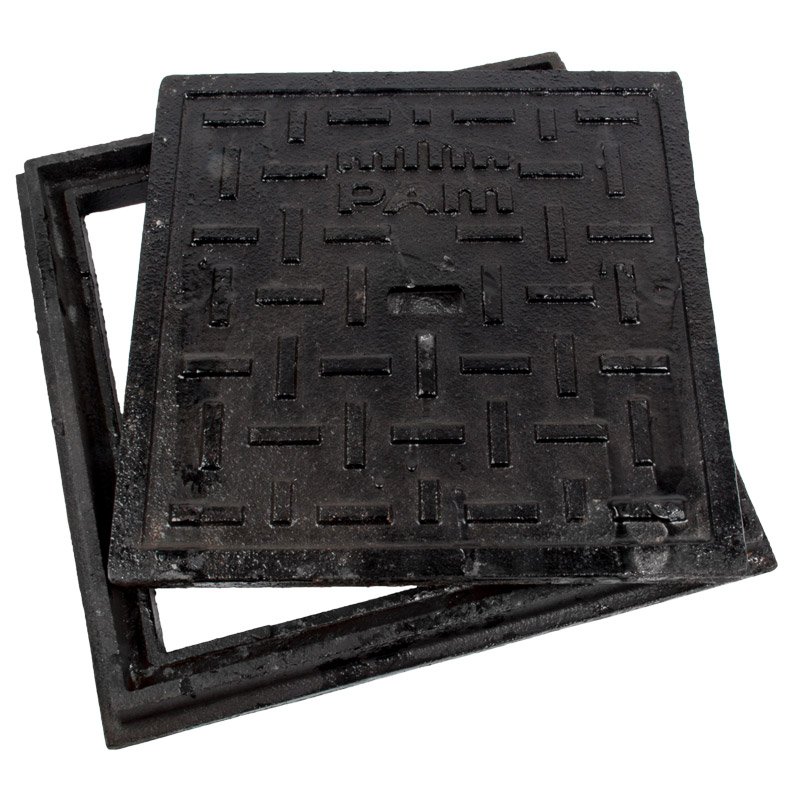 Manhole Cover & Frame 265x265mm L/D