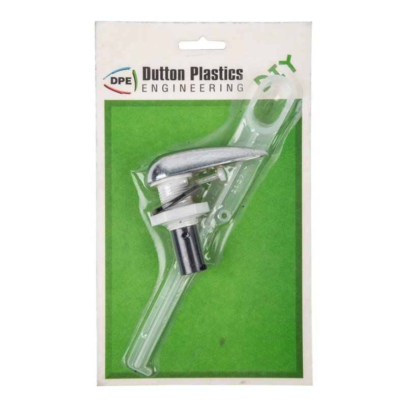Dutton Plastics Flush Handle & Arm for Cistern 1PK Prepack