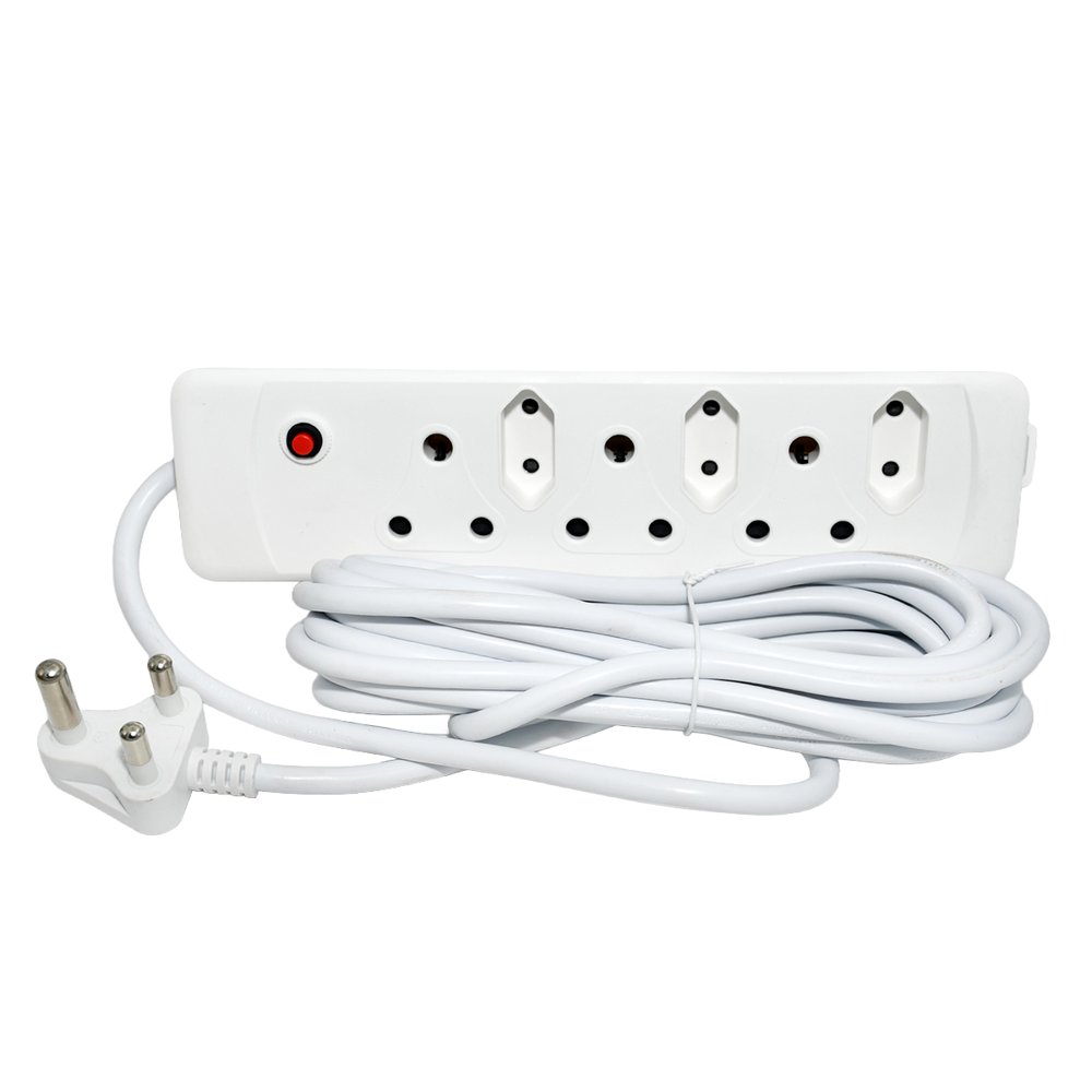 Nexus Multiplug 6 Way 3x16a 3x5a with 5m Cable