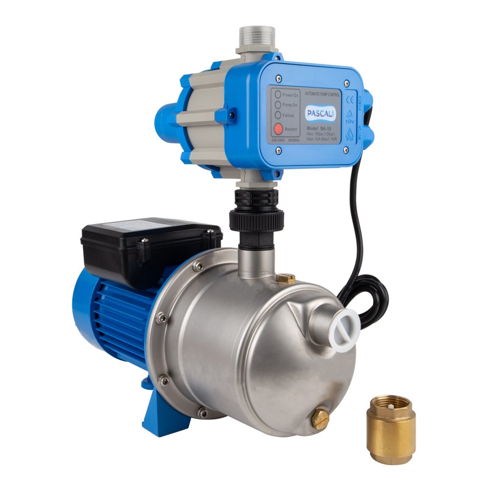 Pascali Pump Self Prim Jet+flow Switch 0.75kw S/S