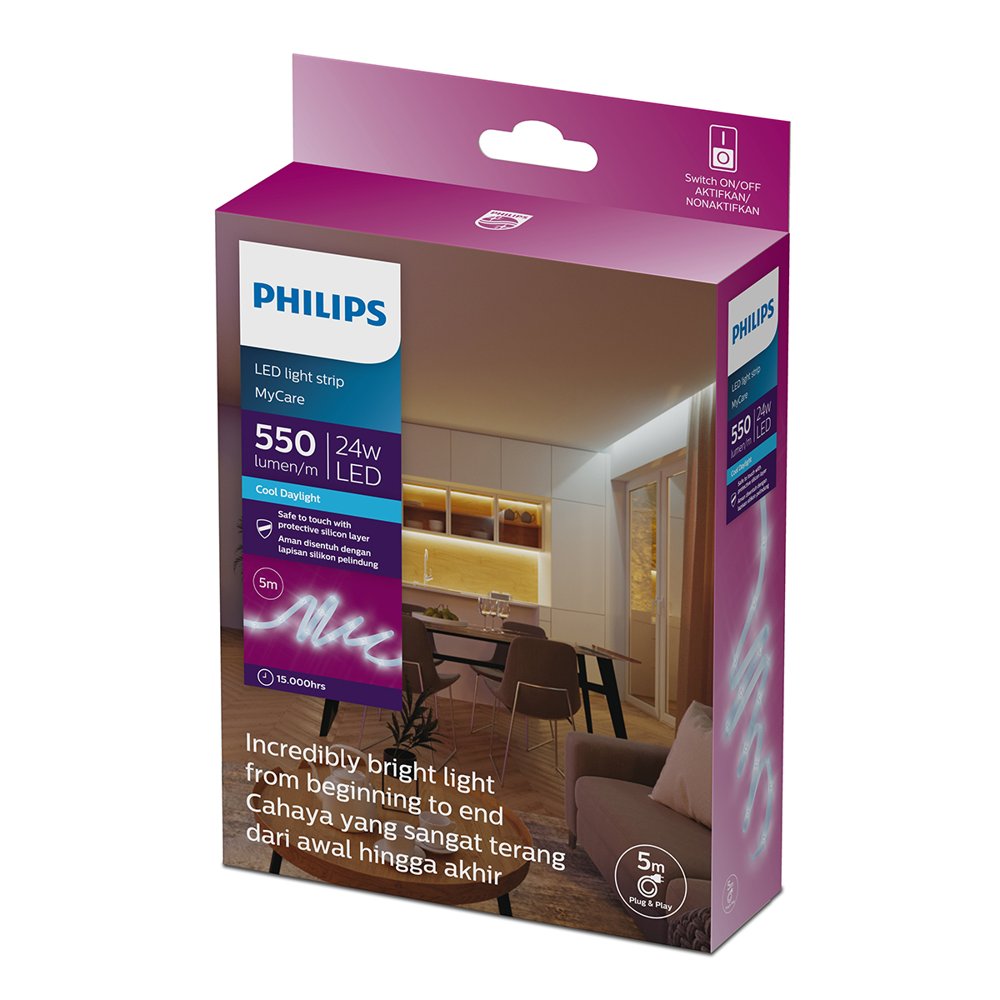 Philips Lightstrip LED 24w 5m Cool White