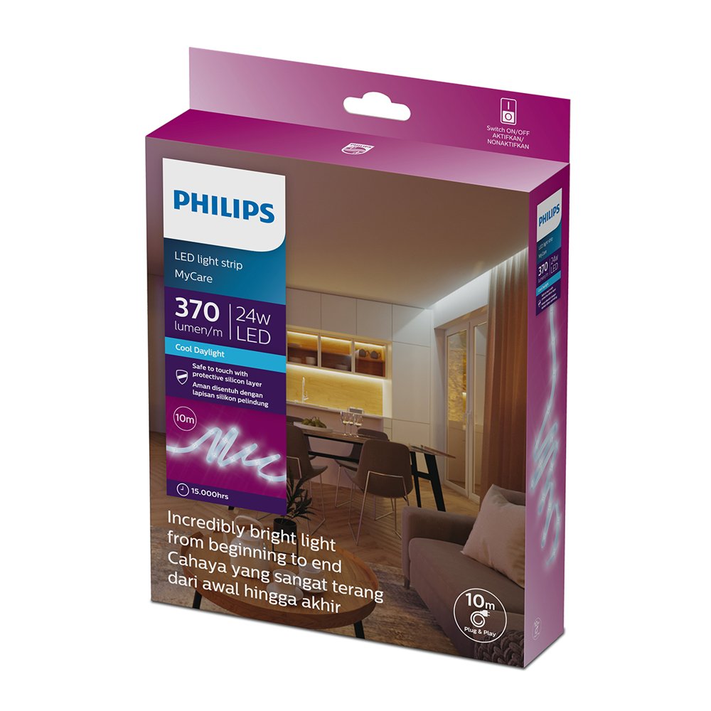 Philips Lightstrip LED 24w 10m Cool White 24v