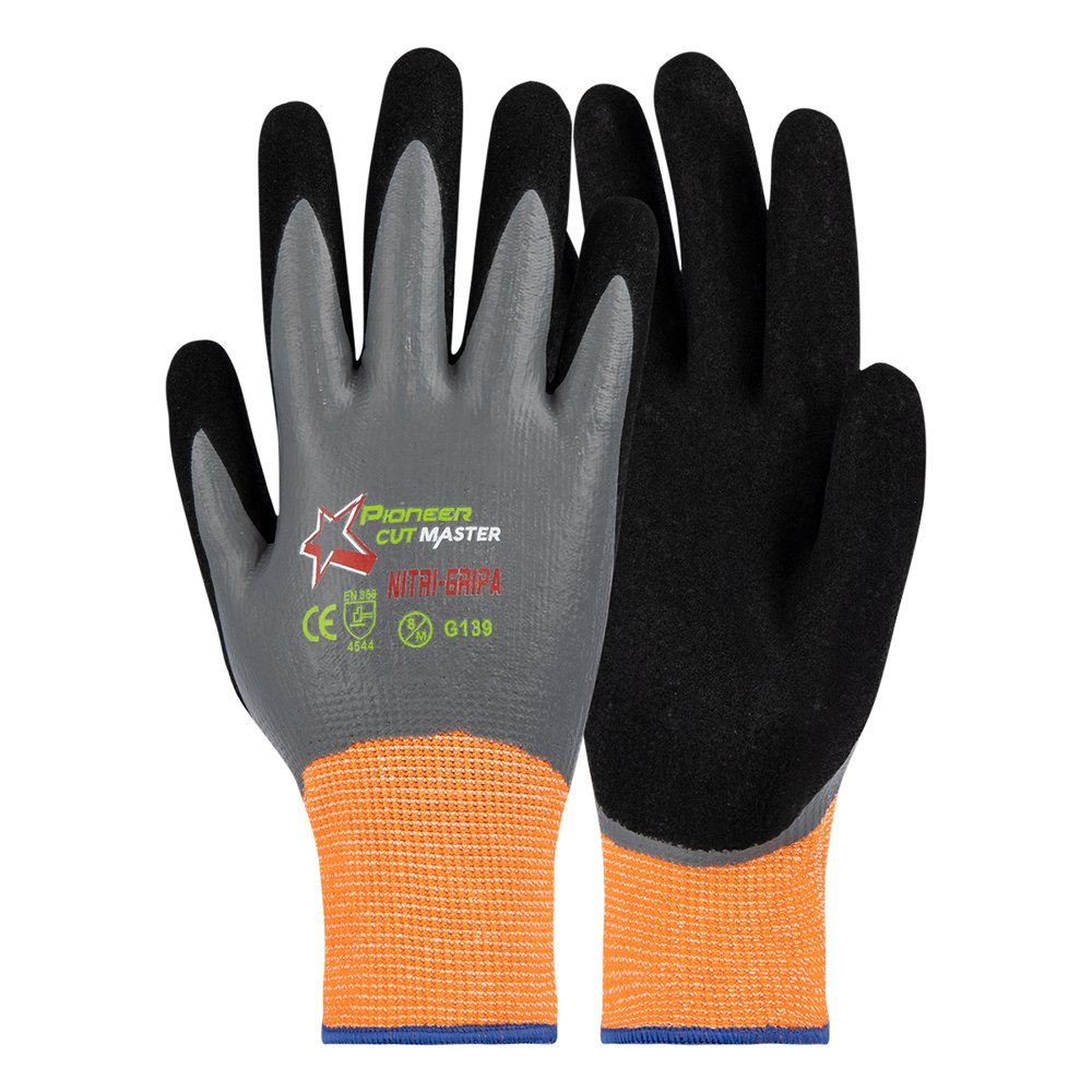 Pioneer Safety Pioneer Glove Cut Master Nitri Gripa Cut Lv5 Xl