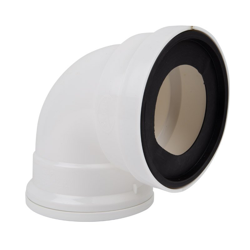 Polyprop Pan Connector Bend Sv Pl 110mm Satas