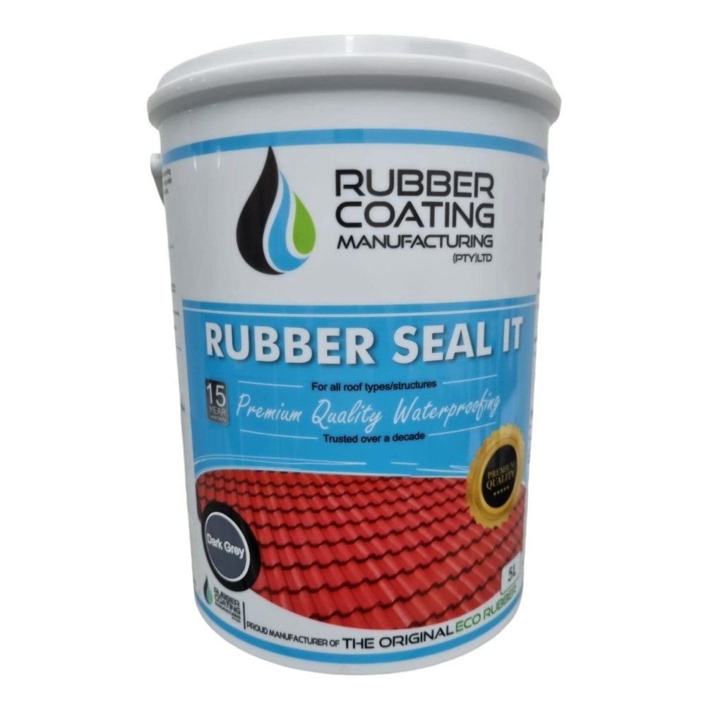 Rcm Rubber Seal - Dark Grey 5l
