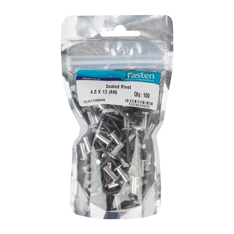 Ifasten Rivet Sealed 4.8mmx13mm 100 PP