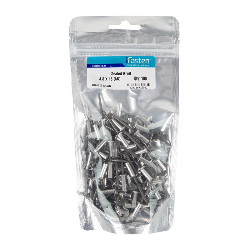 Ifasten Rivet Sealed 4.8mmx15mm 100 PP