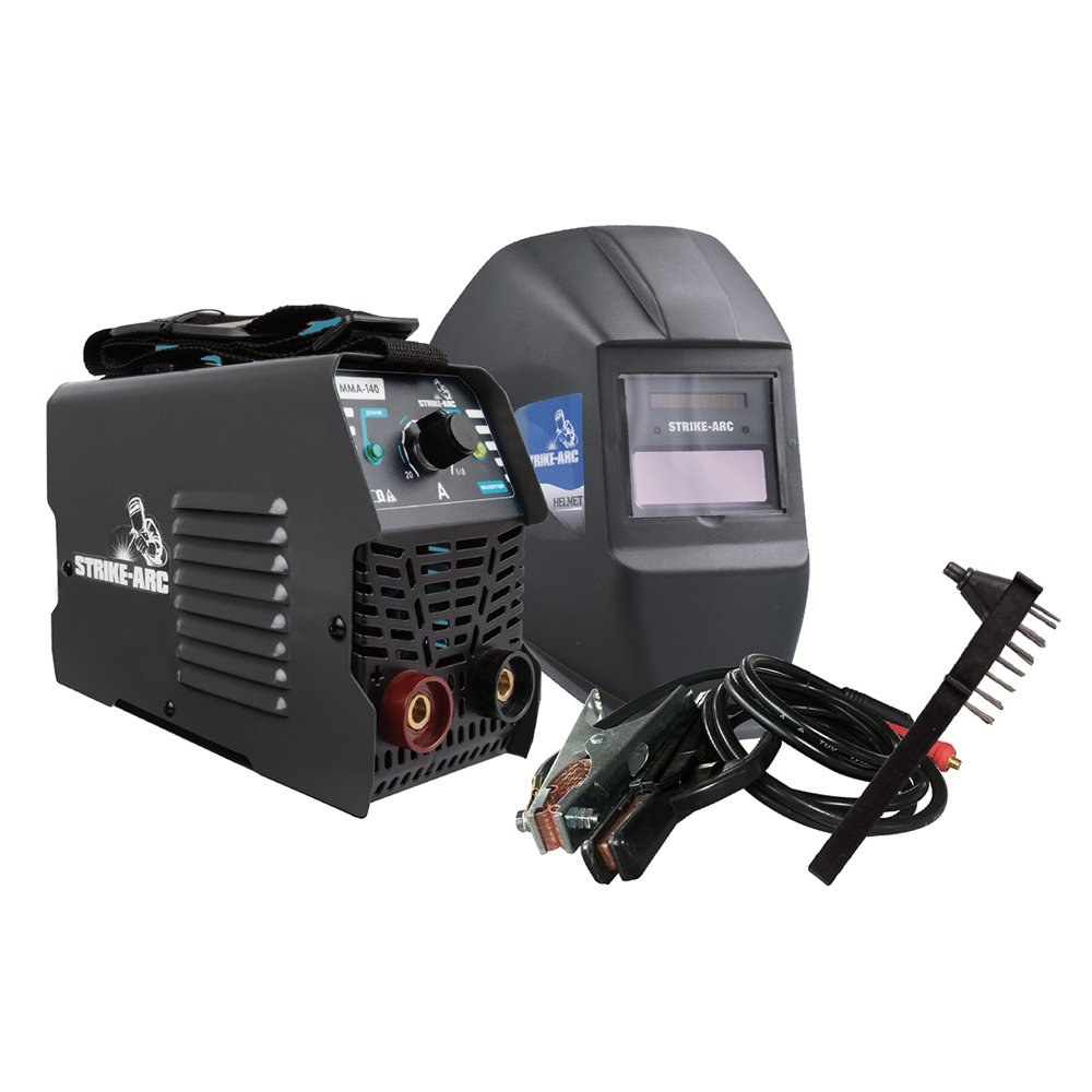 Strike-Arc Inverter Welder 140AMP with Helmet