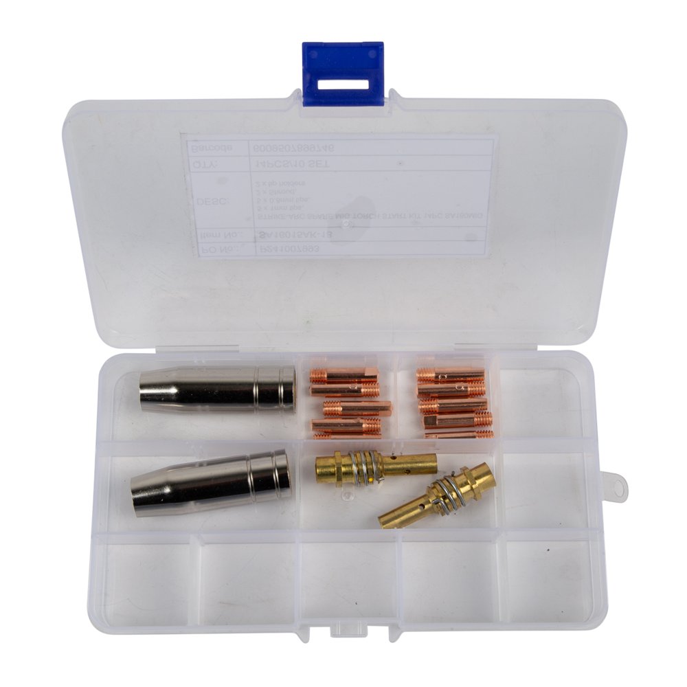 Strike-Arc Spare Mig Torch Start Kit 14PC Sa160mig