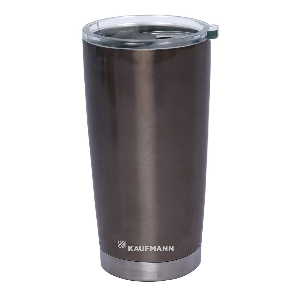 Kaufmann Outdoor Kaufmann Tumbler Double Wall with Lid Grey 500ml