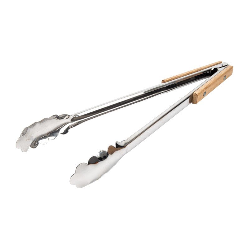 Kaufmann Outdoor Braai Tong S/Steel & Wood 400mm