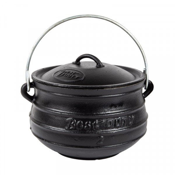 Bestduty Pot Flat Oil Cured C/I No.2 6.0l 6.0kg