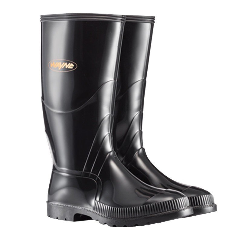 Wayne Gumboots Mens Knee L Blk S7