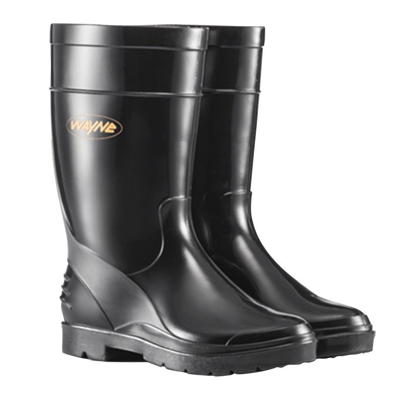 Wayne Gumboots Ladies Half L Blk S5