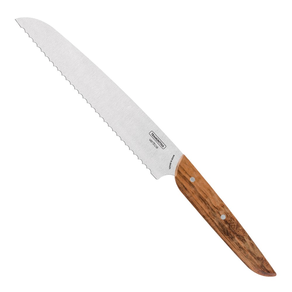Tramontina Vertice Natural Wood Bread Knife 20CM