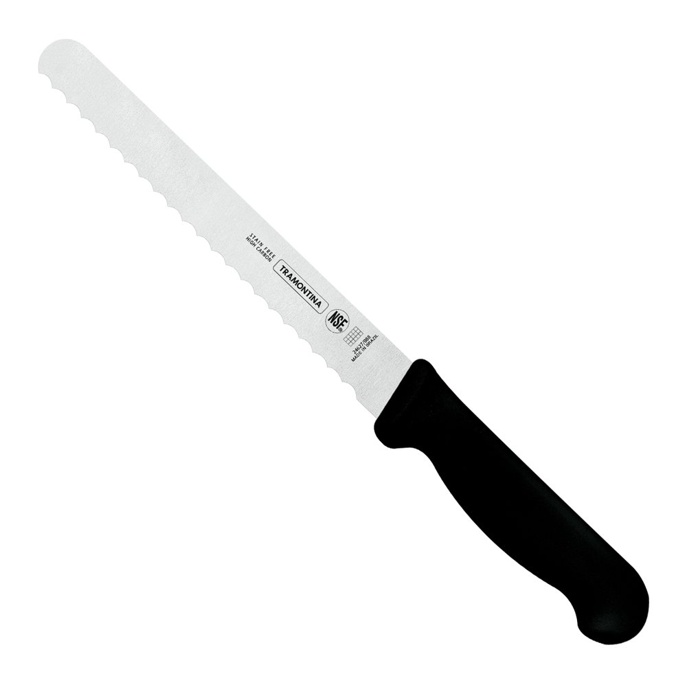 Tramontina Professional Knife Bread 20CM Black Bp