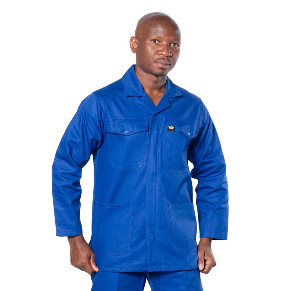 Vulcan Workwear Vulcan Overall Jacket Premium Royal Blue Xl