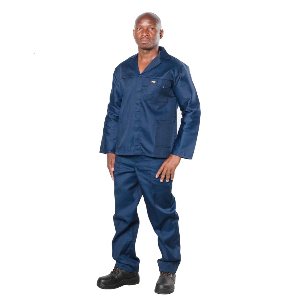Vulcan Workwear Vulcan Overall Std 2PCE Navy 30 Chest 26 Waist