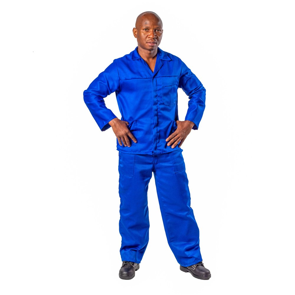 Vulcan Workwear Vulcan Overall Budget 2PC R/Blu Sze 46 Chst 42 Wst
