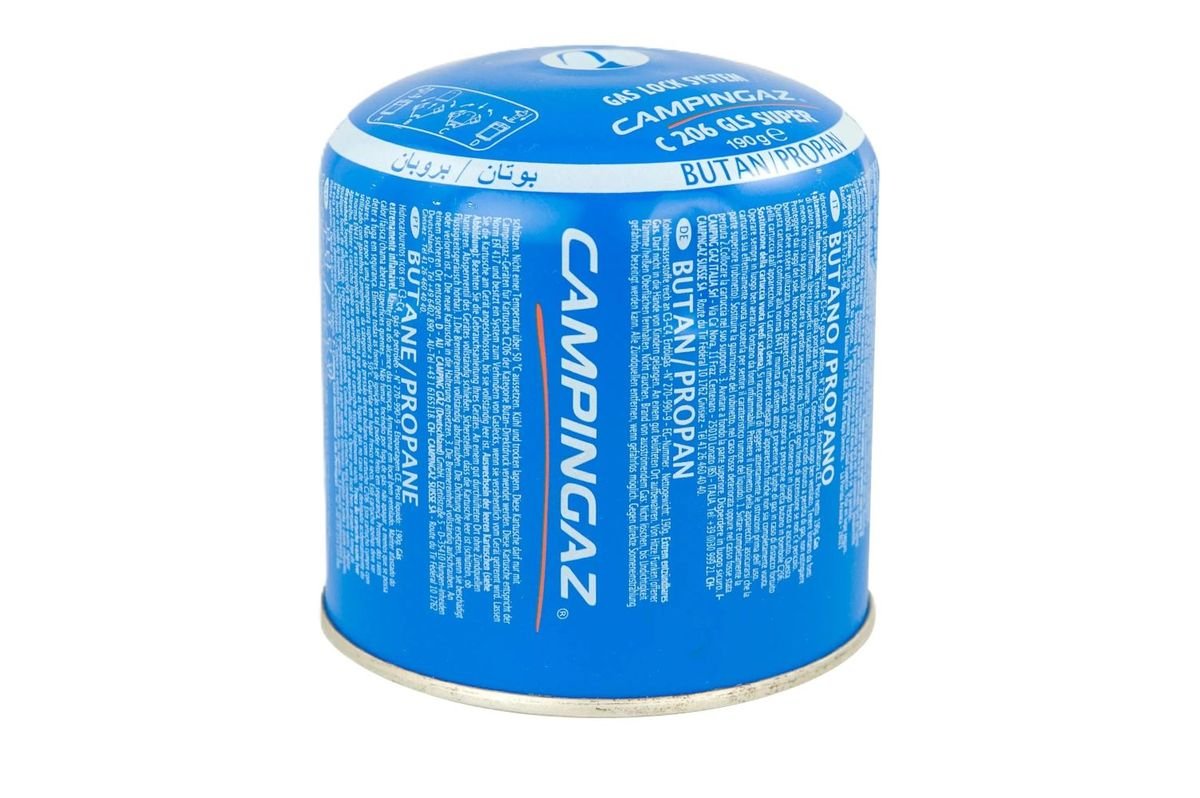 Campingaz C206 GLS Pierceable Butane Gas Cartridge – 190 g