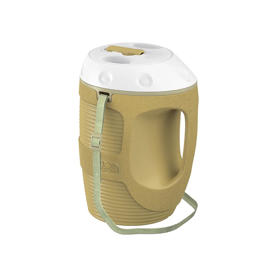 Cosmoplast KeepCold Thermal Jug 1.8L with Strap – Sand
