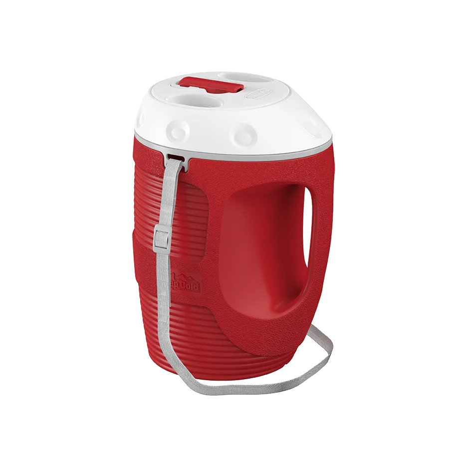 Cosmoplast KeepCold Thermal Jug 1.8L with Strap – Red