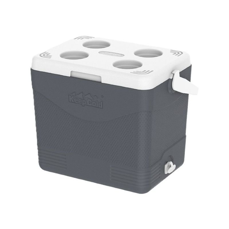 Cosmoplast KeepCold Picnic Cooler Box 24 L – Cool Grey