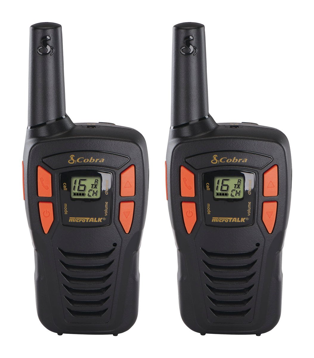 Cobra AM255 Two-Way Radio – Twin Pack
