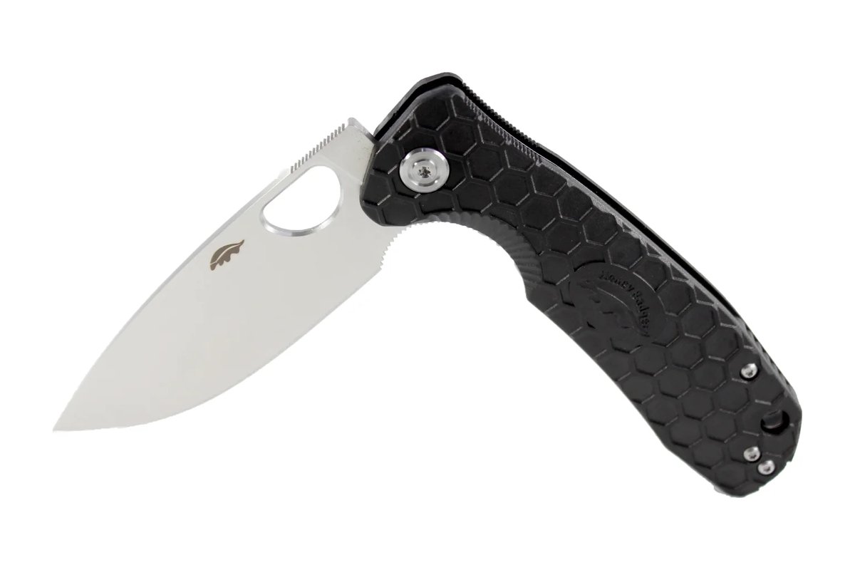 Honey Badger Flipper 8Cr13MoV Large Folding Knife – Black