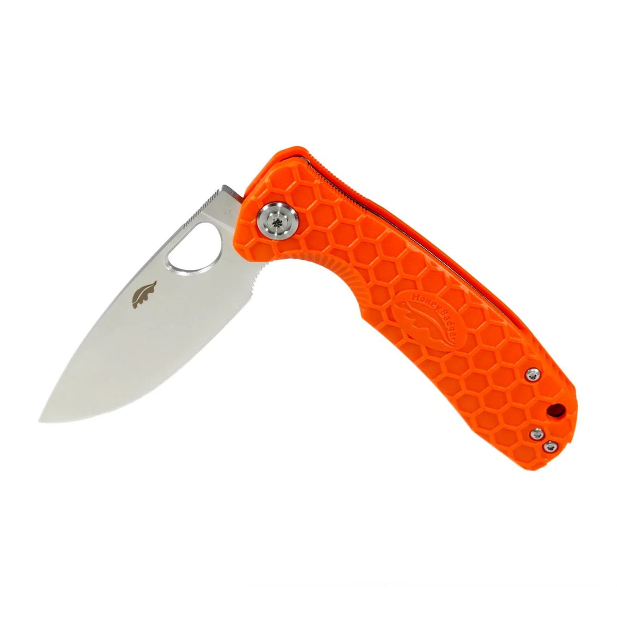 Honey Badger Flipper 8Cr13MoV Medium Folding Knife – Orange